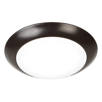 Westgate DLS6 6" LED Round Disk Light - 15W - CCT Selectable - 900 Lumens - 120V - Bronze