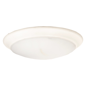 Westgate DLS8 8" LED Round Disk Light - 20W - CCT Selectable - 1,200 Lumens - 120V - White