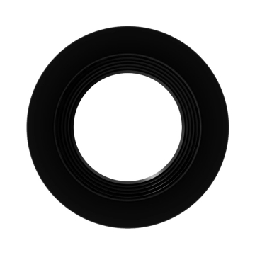 RAB Retrofit Downlight Trim - 4" Round Smooth - Black