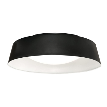 AFX Duncan 15" LED Flush Mount - CCT Selectable - 120-277V - Black