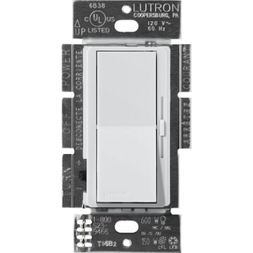 Lutron Diva 0-10V LED Dimmer - Single-Pole / 3-Way - 8A - 120-277V - Mist