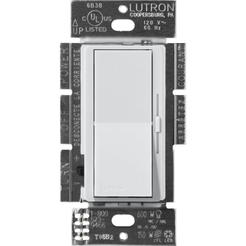 Lutron Diva 0-10V LED Dimmer - Single-Pole / 3-Way - 8A - 120-277V - Mist