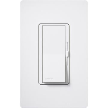 Lutron Diva 0-10V LED Dimmer - Single-Pole / 3-Way - 8A - 120-277V - Snow