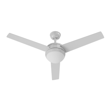 AFX Davis 52" 3-Blade Fan with Wall Switch - 1,400 Lumens - 20W - CCT Selectable - 120V - White / Light Oak