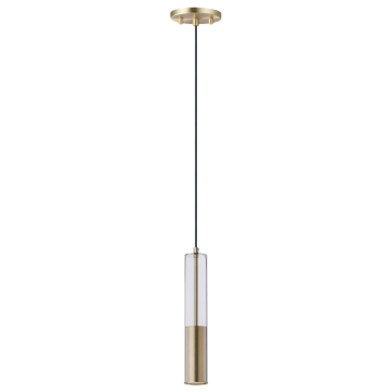 ET2 Torch LED Pendant - 3000K - 450 Lumens - 120V - Satin Brass
