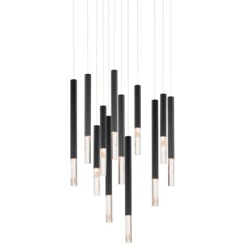 ET2 Diaphane Multi-Light LED Pendant - 3000K - 3,380 Lumens - 120V - Black