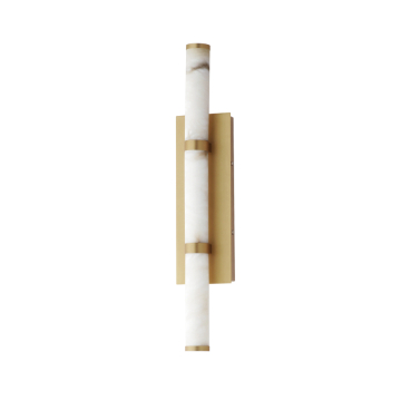 ET2 Aragon 26" Bath Vanity - 1,500 Lumens - 9W - 3000K - 120-277V - White Alabaster / Gold