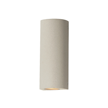 ET2 Pilar 2-Light LED Outdoor Wall Sconce - Cylinder - 3000K - 120V - Sandstone
