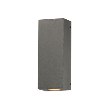 ET2 Pilar 2-Light LED Outdoor Wall Sconce - 3000K - 120V - Greystone