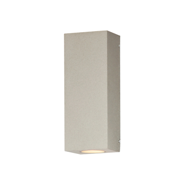 ET2 Pilar 2-Light LED Outdoor Wall Sconce - 3000K - 120V - Sandstone