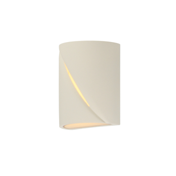 ET2 Puff 8" LED Outdoor Wall Sconce - 3000K - 120V - Chaulk White