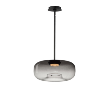 ET2 Bombona 16" x 7" LED Pendant - 3000K - 120V - Black