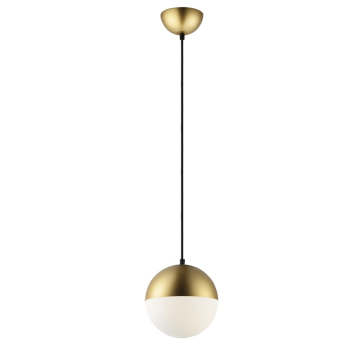 ET2 Half Moon LED Pendant - 3000K - 570 Lumens - 120V - Metallic Gold