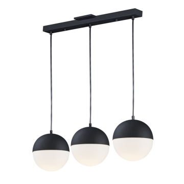 ET2 Half Moon LED Multi-Light Pendant - Linear - 3000K - 1,350 Lumens - 120V - Black