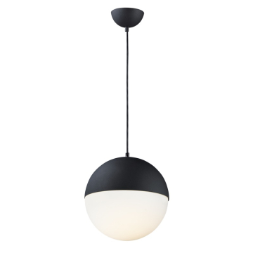 ET2 Half Moon Large LED Pendant - 3000K - 830 Lumens - 120V - Black