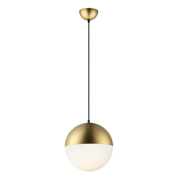 ET2 Half Moon Large LED Pendant - 3000K - 830 Lumens - 120V - Metallic Gold