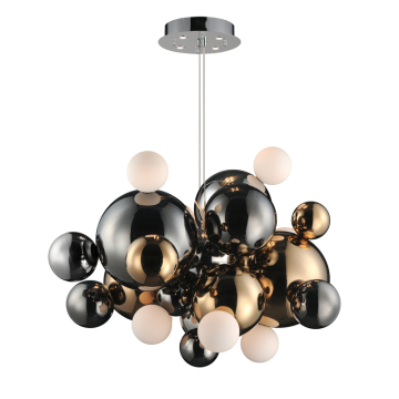 ET2 Stormy 12-Light LED Pendant - 1,760 Lumens - 3000K - 120V - Multi-Plated
