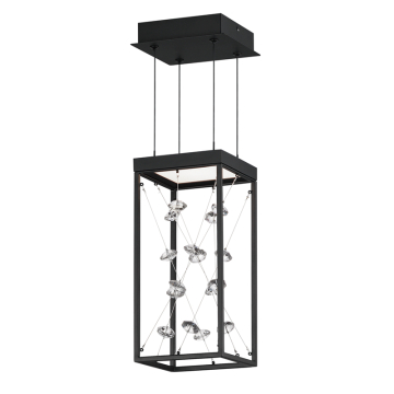 ET2 Entanglement 1-Light LED Pendant - CCT Selectable - 120-277V - Black
