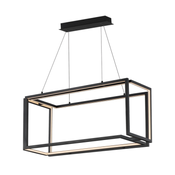ET2 Penrose LED Linear Pendant - 3000K - 3,420 Lumens - 120V - Black
