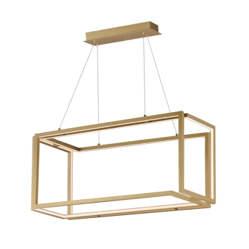 ET2 Penrose LED Linear Pendant - 3000K - 3,420 Lumens - 120V - Gold