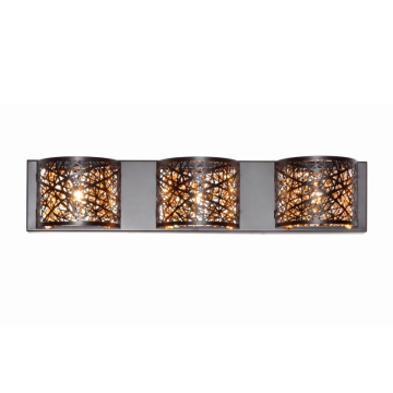 ET2 Inca 3-Light LED Wall Mount - 3000K - 1,200 Lumens - 120V - Bronze