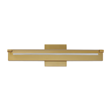 ET2 Bookkeeper 20" LED Picture Light - 3000K - 120-277V - Natural Aged Brass
