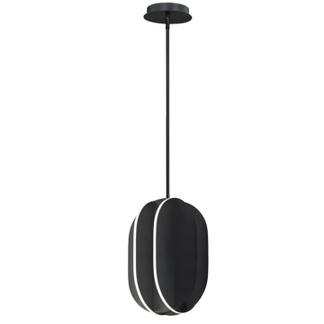 ET2 Interval LED Medium Ellipse Pendant - 3000K - 1,750 Lumens - 120V - Black