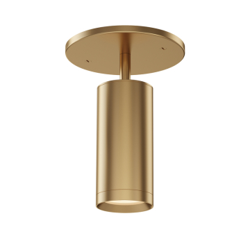 ET2 Pullman LED Retractable Spotlight - 600 Lumens - 7W - 3000K - 120V - Natural Aged Brass