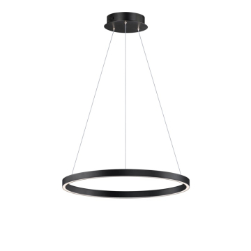 ET2 Groove 24" LED Pendant - CCT Tunable (27K-6K) - 1,250 Lumens - 120V - Black