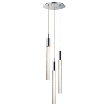 ET2 Big Fizz 3-Light LED Pendant - 3000K - 1,440 Lumens - 120V - Polished Chrome