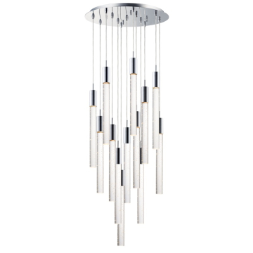 ET2 Big Fizz 13-Light LED Pendant - 3000K - 3,250 Lumens - 120V - Polished Chrome