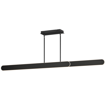 ET2 Belt Adjustable LED Linear Pendant - 3000K - 120-277V - Black