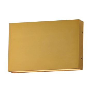 ET2 Brik 12" LED Wall Sconce - 3000K - 120-277V - Natural Aged Brass