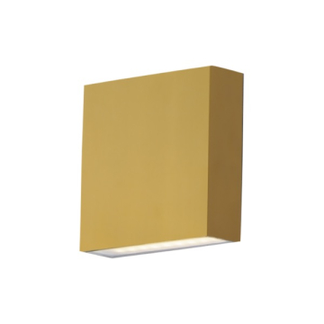ET2 Brik 5" LED Outdoor Wall Sconce - 3000K - 120V - Natural Aged Brass