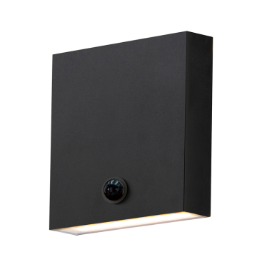 ET2 Brik LED Outdoor Wall Sconce - Motion Sensor - Photocell - 3000K - 120-277V - Black