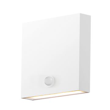 ET2 Brik LED Outdoor Wall Sconce - Motion Sensor - Photocell - 3000K - 120-277V - White