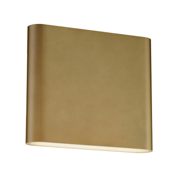 ET2 Spartan 7.75" LED Wall Sconce - 3000K - 120-277V - Natural Aged Brass
