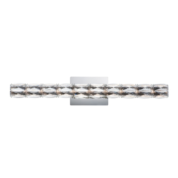 ET2 Zephyr 30" LED Vanity Light - 3000K - 1,532 Lumens - 120V - Poilished Chrome