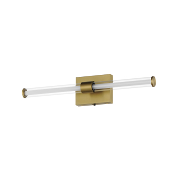 ET2 Fuse 24" LED Vanity Light - CCT Selectable - 120V - Natural Aged Brass