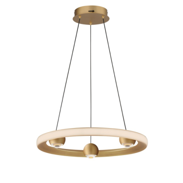 ET2 Nodes 18" LED Pendant - CCT Selectable - 1,700 Lumens - 120-277V - Gold