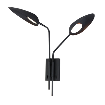 ET2 Marsh 2-Light LED Wall Sconce - 3000K - 120V - Black