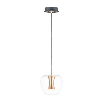 ET2 Newton LED Pendant - 3000K - 500 Lumens - 120V - Black / Gold