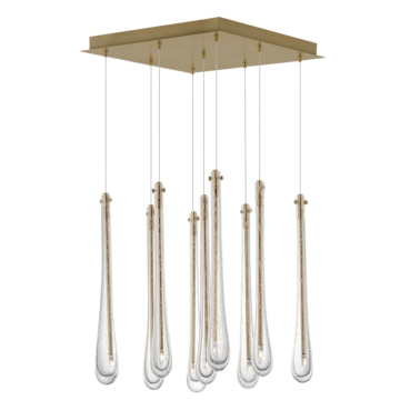 ET2 Stillo 9-Light LED Pendant - 3000K - 1,350 Lumens - 120V - Gold