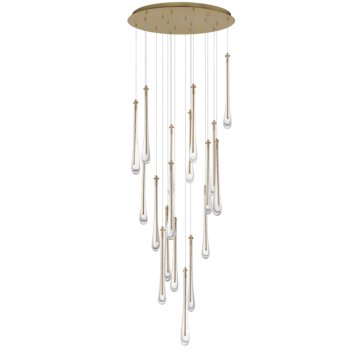 ET2 Stillo 18-Light LED Pendant - 3000K - 2,700 Lumens - 120V - Gold