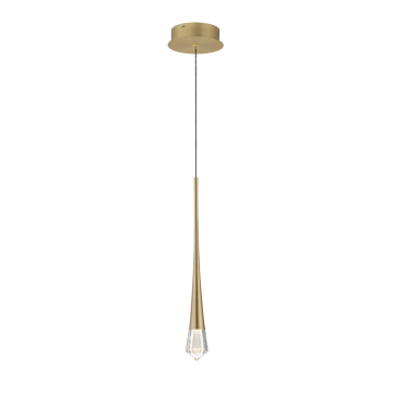 ET2 Pierce LED Pendant - 3000K - 220 Lumens - 120V - Gold