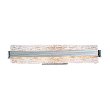 ET2 Ripple 24" LED Vanity Light - 3000K - 1,110 Lumens - 120V - Polished Chrome