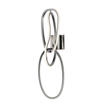 ET2 Unity 3-Light LED Wall Sconce - 3000K - 120-277V - Black Chrome