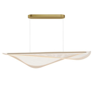ET2 Manta 48" LED Linear Pendant - 3000K - 120-277V - Gold
