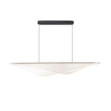 ET2 Manta 59" LED Linear Pendant - 3000K - 120-277V - Black