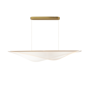 ET2 Manta 59" LED Linear Pendant - 3000K - 120-277V - Gold